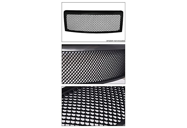 VXMOTOR for 2009-2014 Ford F150 - Black Sport Luxury Mesh Style Front Hood Bumper Grill Grille Guard ABS